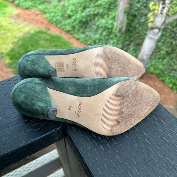 Botkier Women's‎ Green Lina Pointed Toe Suede Pump Heels Size 9.5 - Picture 7 of 8
